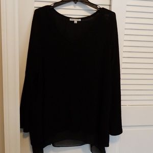 Never worn sweater with dressy edge